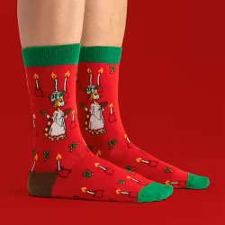 Strumpor Findus är Lucia