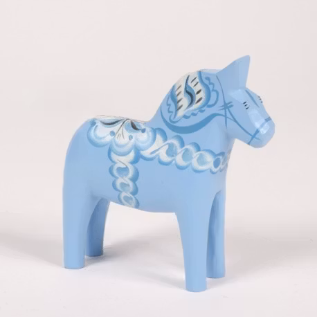 Original Dalahäst Ljus Blå