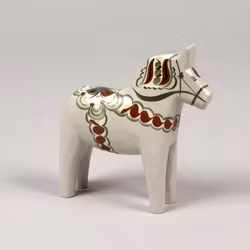 Original Dalahäst Ljus grå