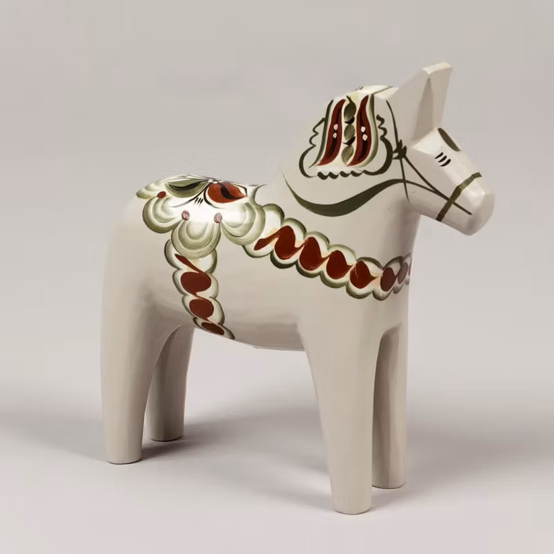 Original Dalahäst Ljus grå