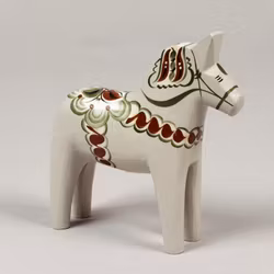 Original Dalahäst Ljus grå