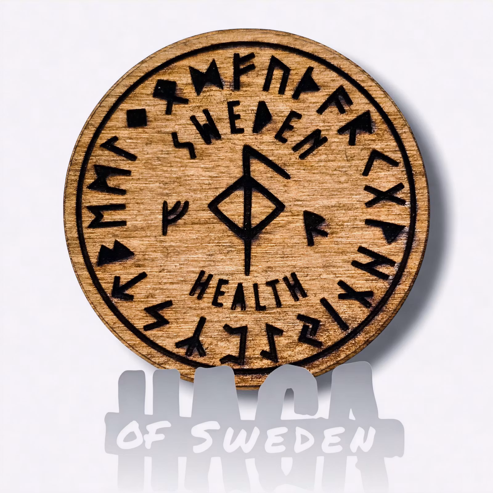 Handgjorda Magneter av trä