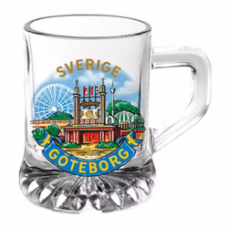 Shotglas med handtag, Göteborg Liseberg
