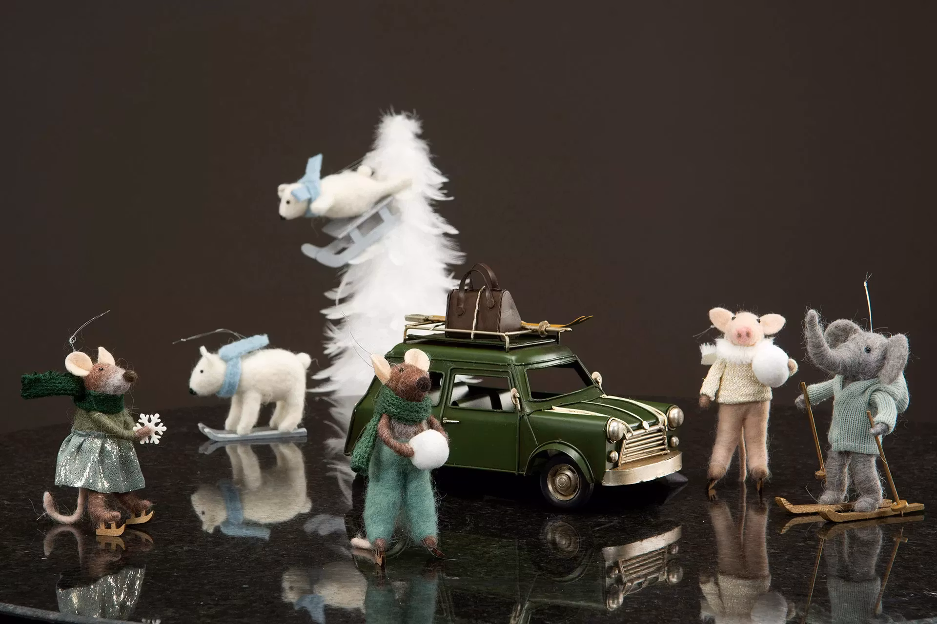 Mini Cooper retro, handgjord