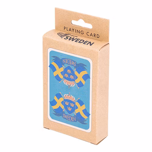 Kortlek Sverige Flaggor