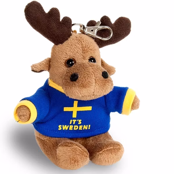 Nyckelring It´s Sweden m karbinhake