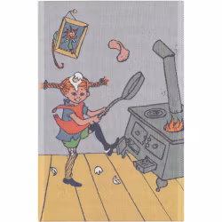 Pannkakskaos, Pippi Långstrump 40x60, 100% Ekologisk Bomull