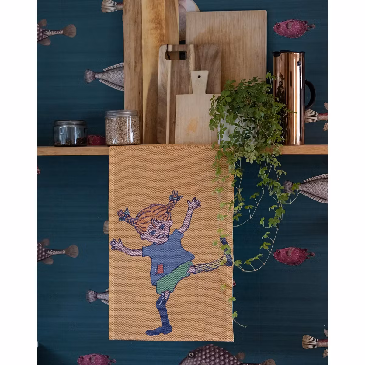 Pippi Långstrump 40x60, 100% Ekologisk Bomull