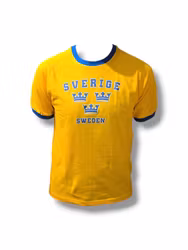 T-SHIRT, Sweden, Gul 3-kronor