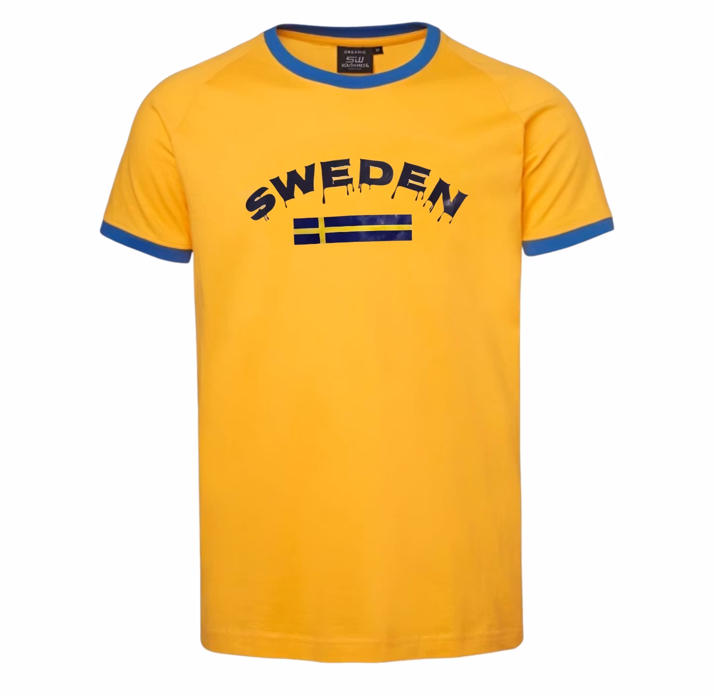 T-Shirt, Sweden Gul