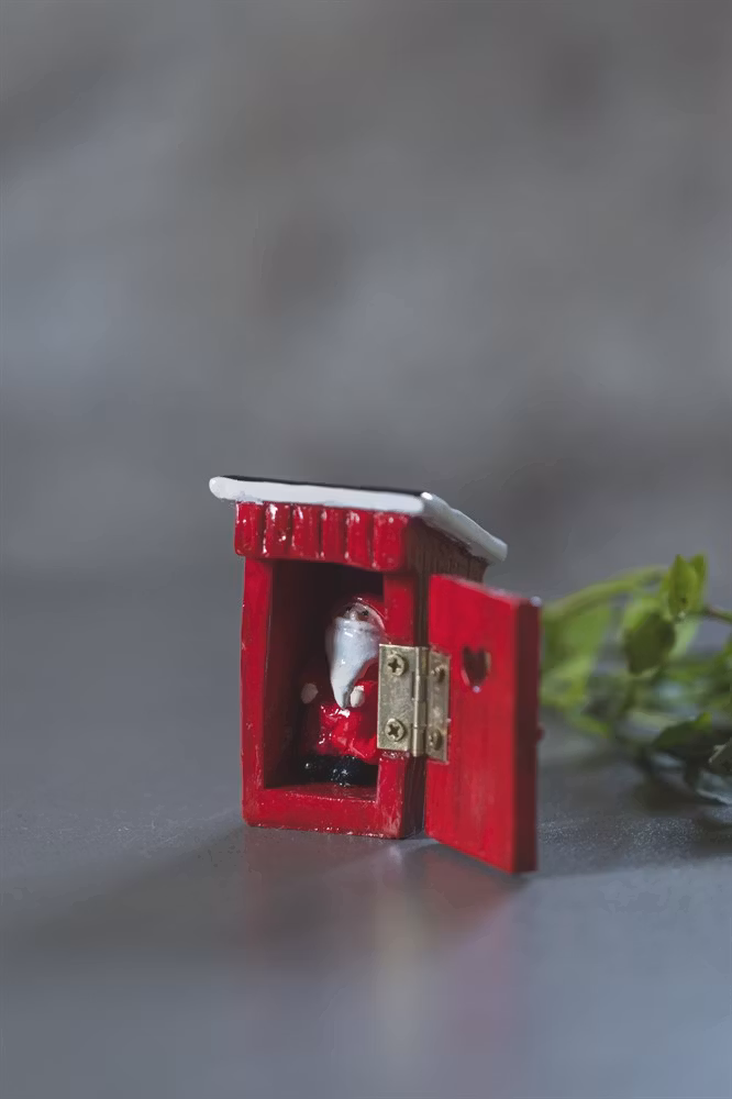 Tomtessons utedass, H.6cm