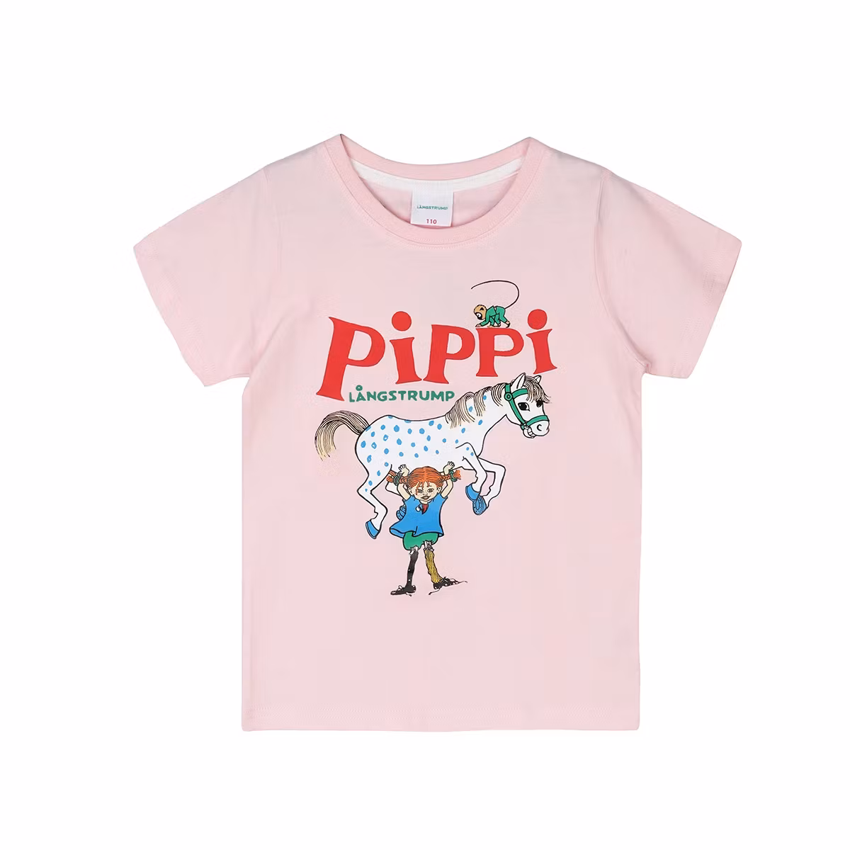 T-Shirt, Pippi Långstrump rosa