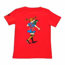 T-Shirt, Pippi Långstrump Röd