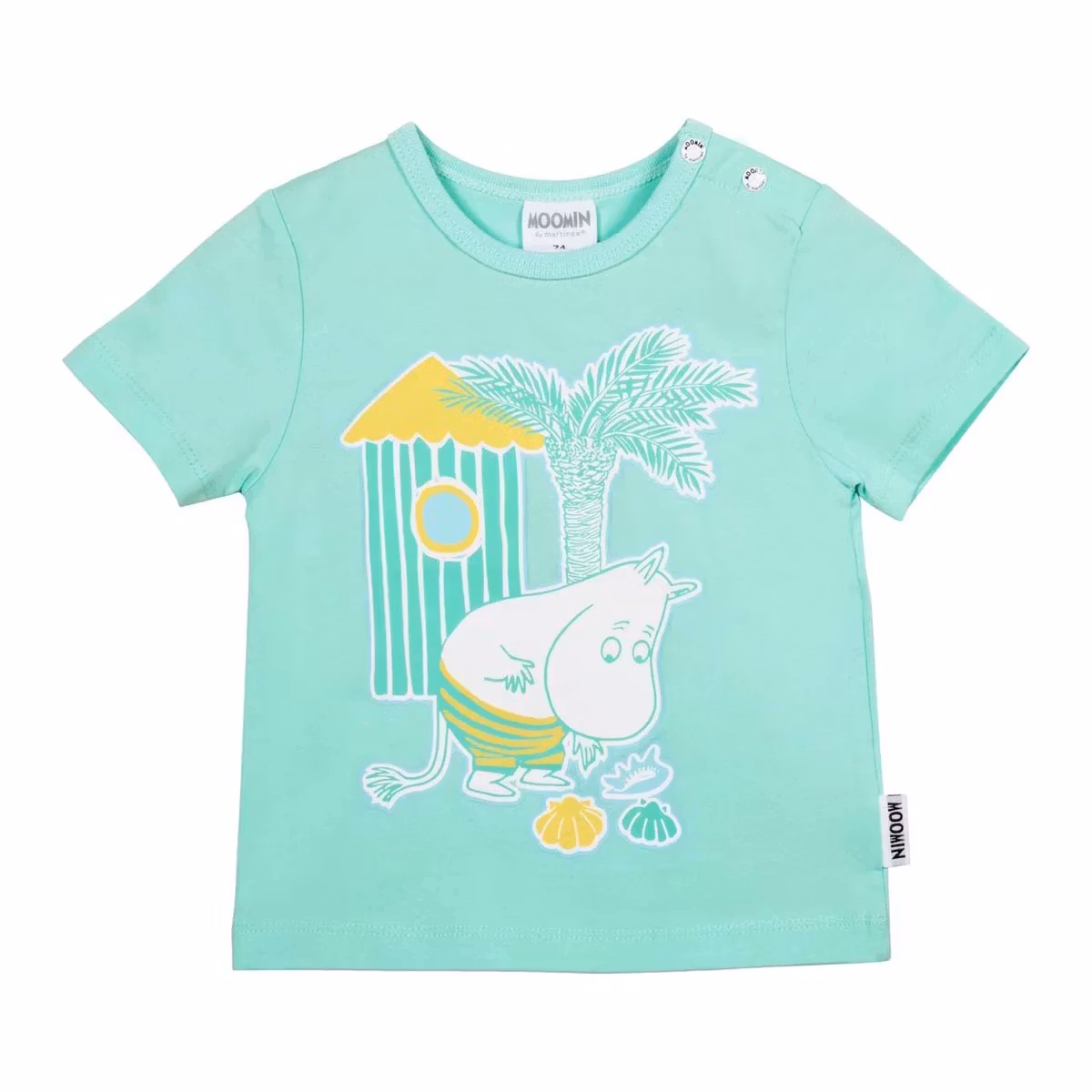 T-shirt Moomin på stranden