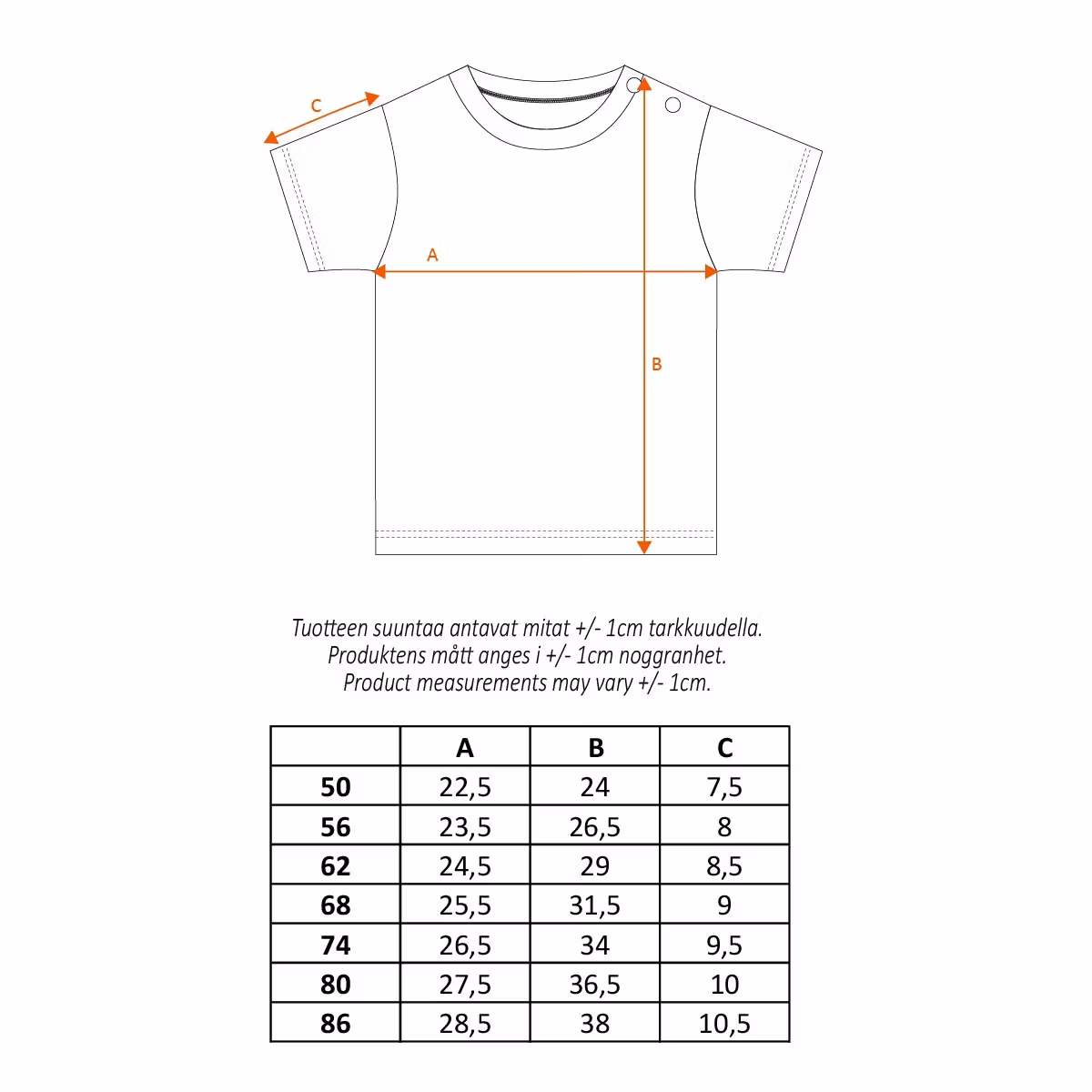 T-shirt Moomin på stranden