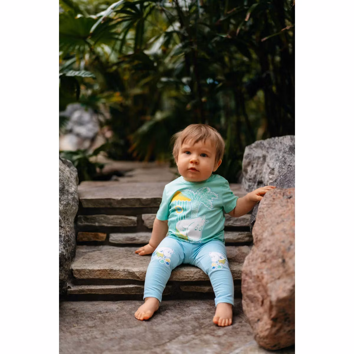 T-shirt Moomin på stranden