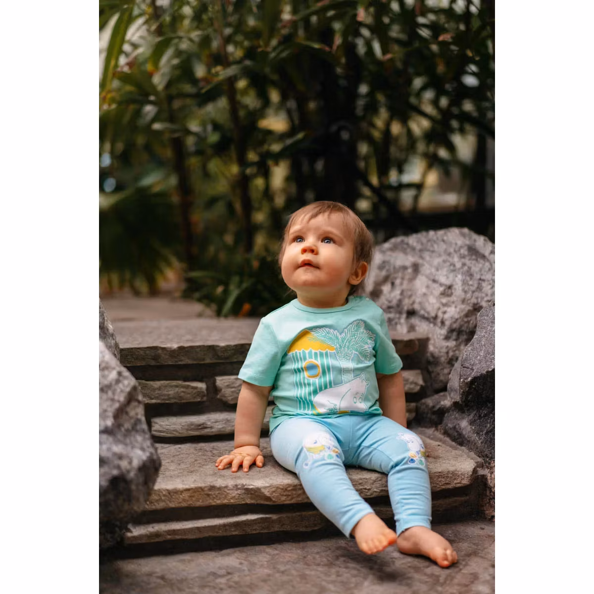 T-shirt Moomin på stranden