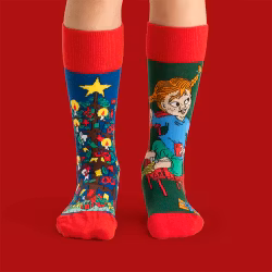 Strumpor Pippi Räddar Julen