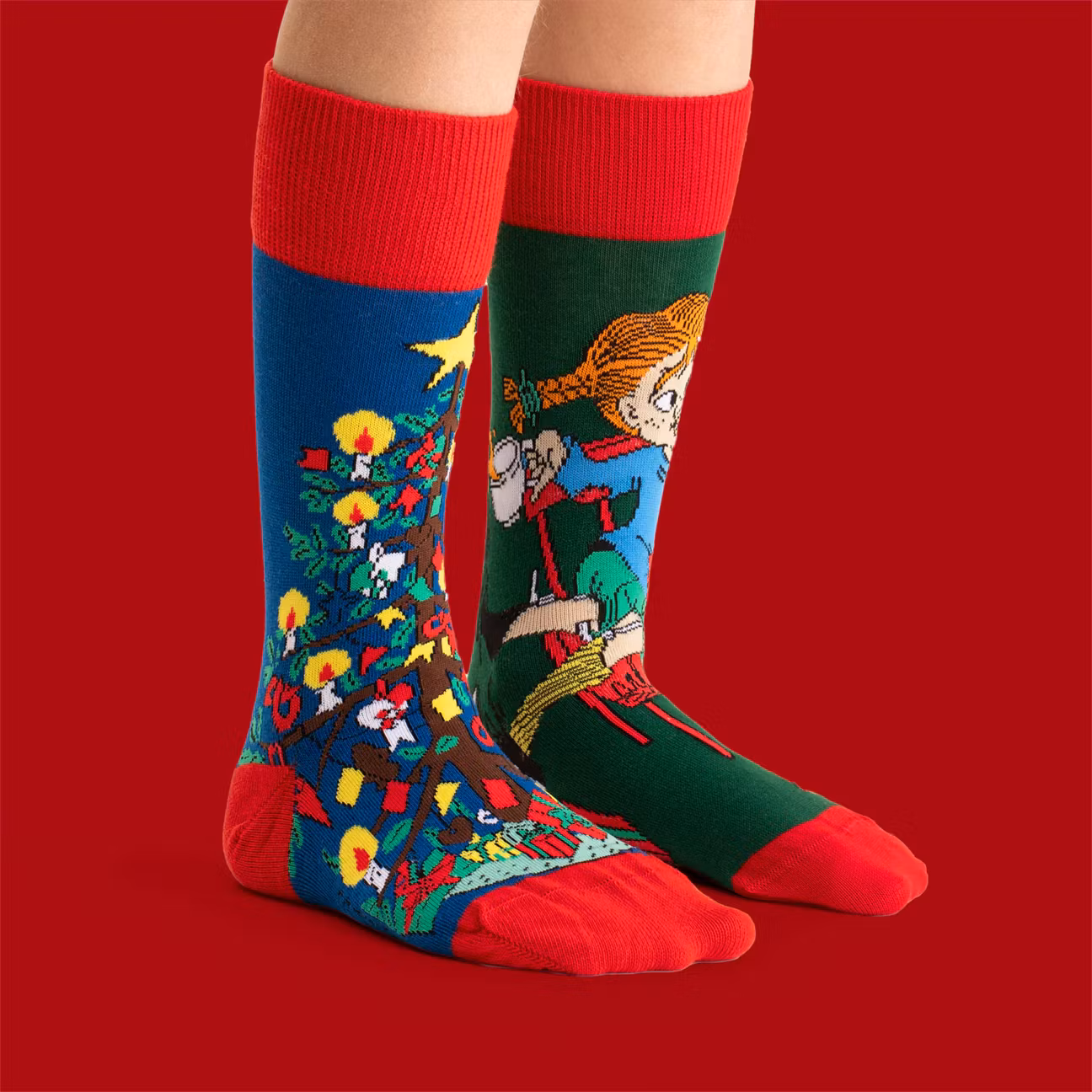 Strumpor Pippi Räddar Julen