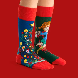 Strumpor Pippi Räddar Julen