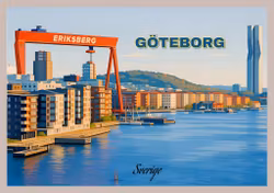 Vykort: Göteborg, 160 x 110 mm