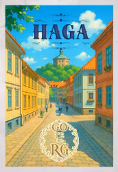 Vykort: Göteborg,180 x 130mm