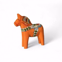 Original Traditionell Dalahäst, Orange