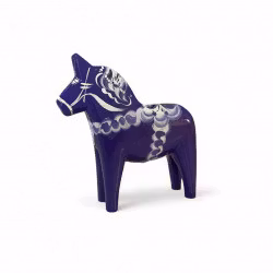 Original Traditionell Dalahäst, Mörklila