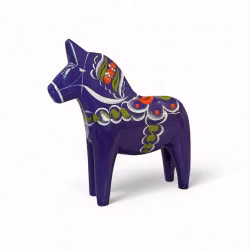 Original Traditionell Dalahäst, Mörklila