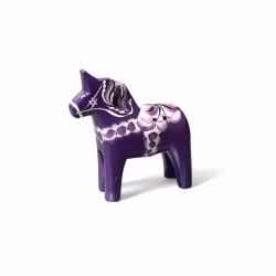 Original Traditionell Dalahäst, Mörklila