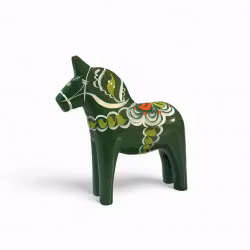 Original Traditionell Dalahäst, Mörkgrön