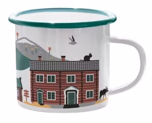 Emaljmugg summer mountains