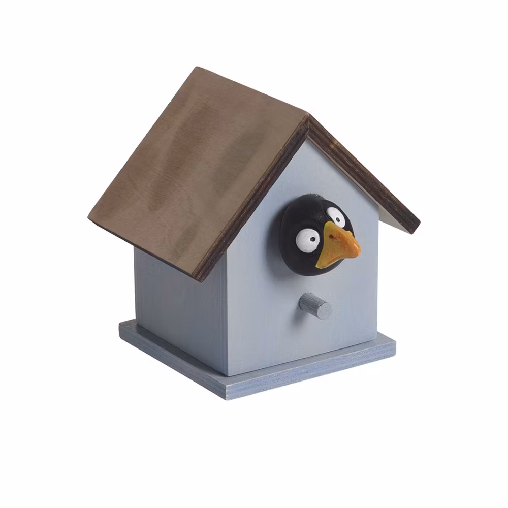 Väggdekoration Koltrasten Krax, H.9,5cm