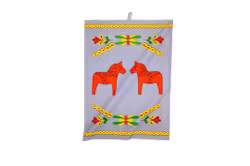 Kökshandduk Dalahäst Kurbits