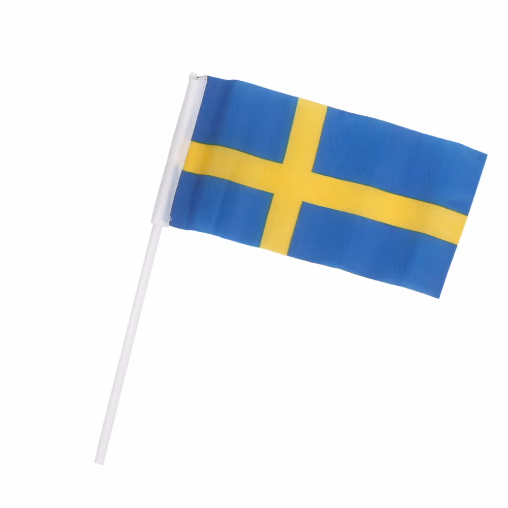 Svensk handflagga, 6st