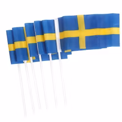 Svensk handflagga, 6st