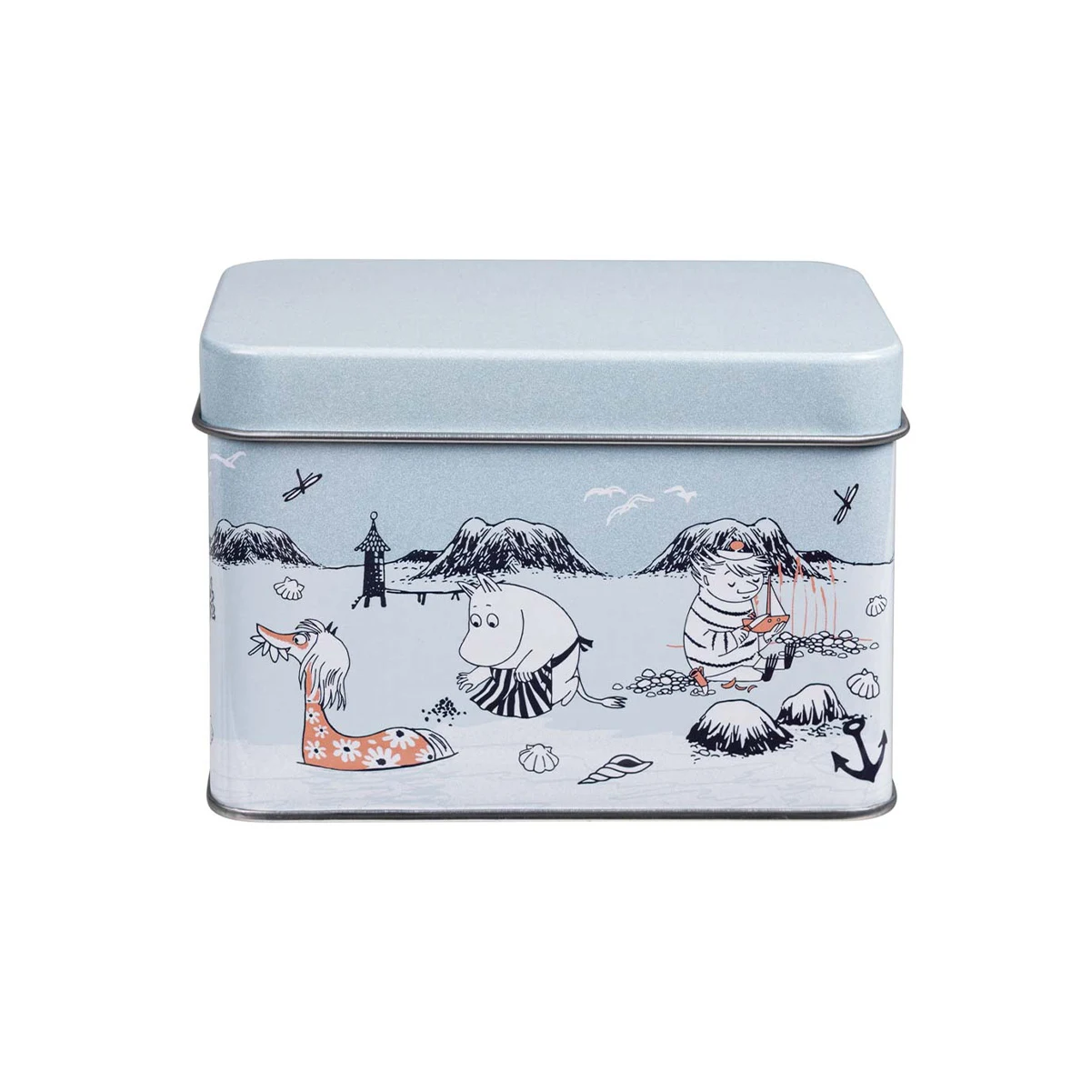 Moomin strandtur teburk, blå