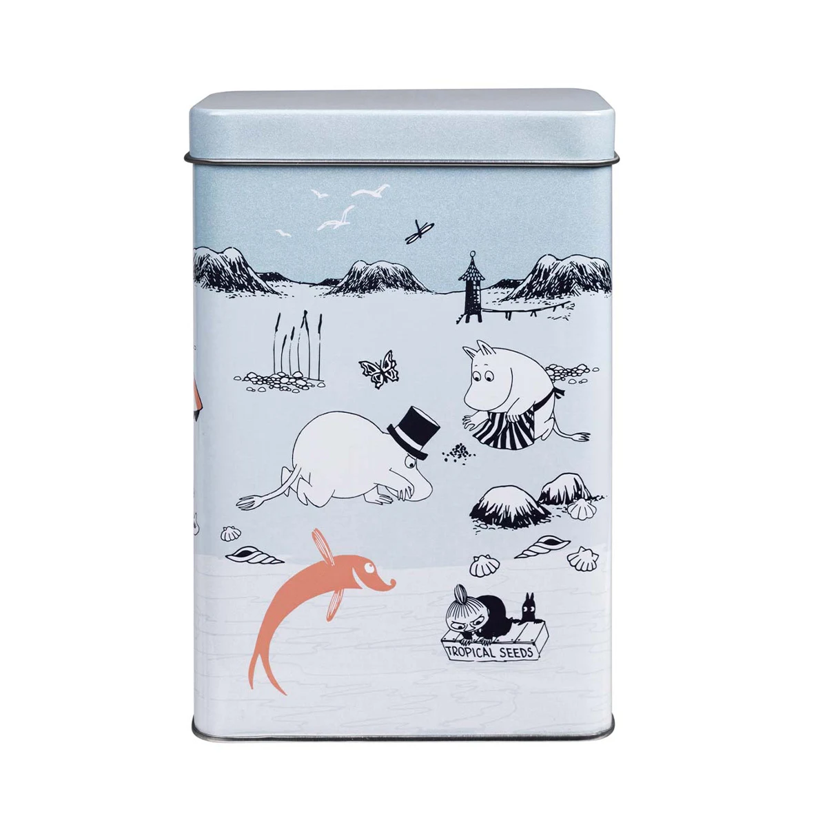 Moomin strandtur kaffeburk, blå