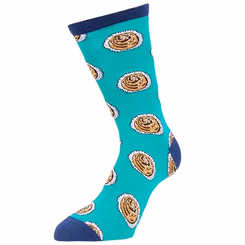 Strumpor Swedish Fika, kanelbulle