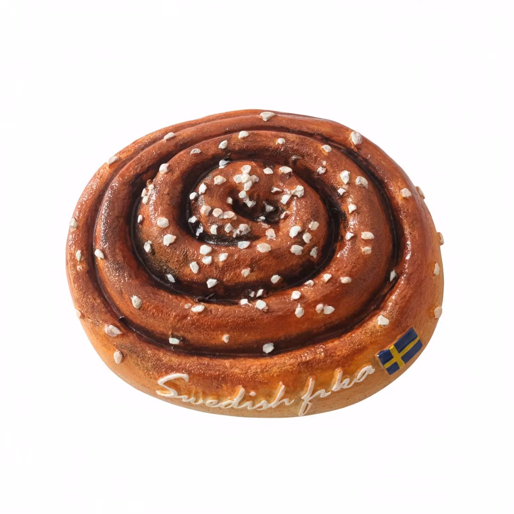 Magnet kanelbulle, 7cm