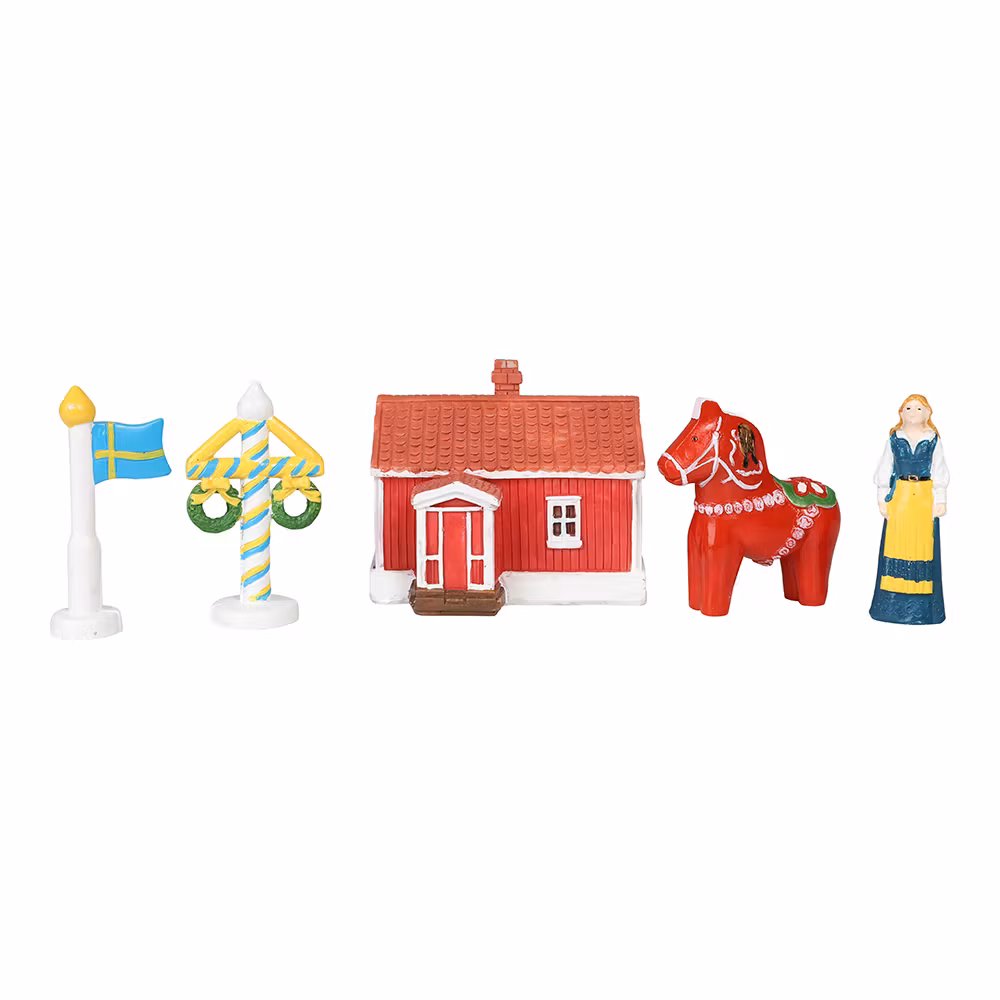 Mini dekorationer Midsommar