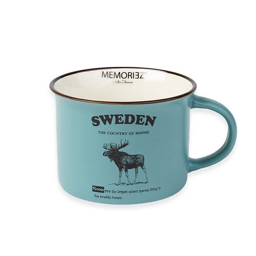 Mugg- Memoriez, Moose Classic, Smal, With Story. 4 olika färger.