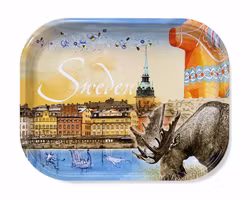 Bricka Sweden – Älg & Dalahäst