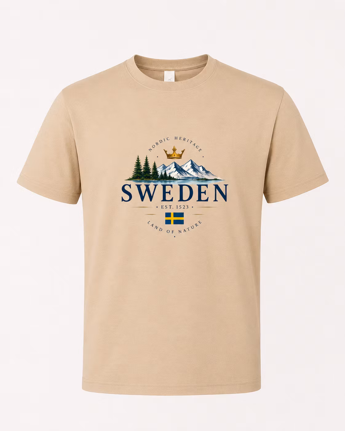 T-shirt Sweden – Nordic Heritage, Beige