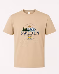 T-Shirt Schweden – Nordisches Erbe, Beige