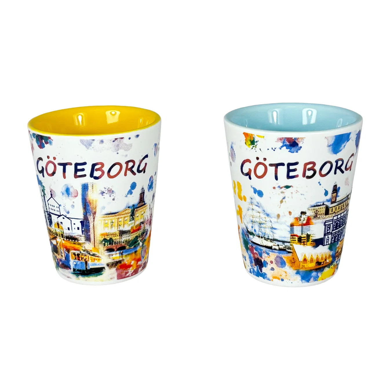 Shotglas Göteborg Färgrik