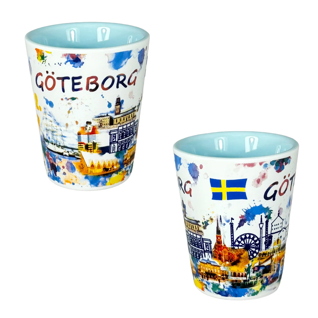 Shotglas Göteborg Färgrik