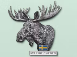 Metallmagnet – Älg / Sverige