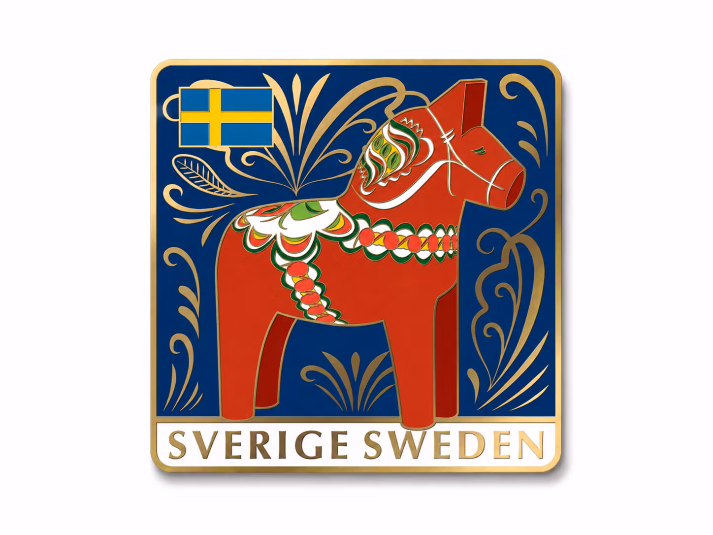 Magnet – Dalahäst / Sverige Sweden