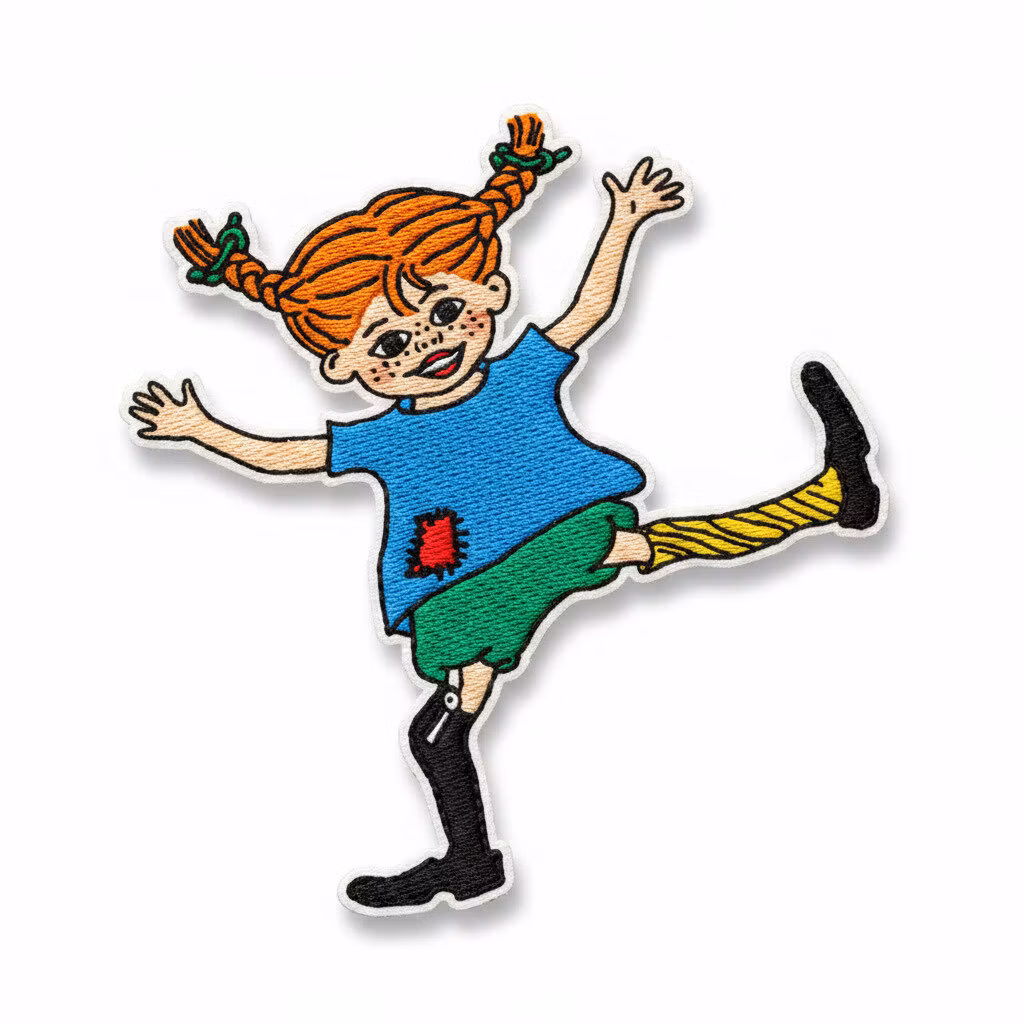Vävt märke Pippi